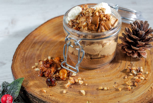 istock Crumble bowl with Christmas decor. 1441943890