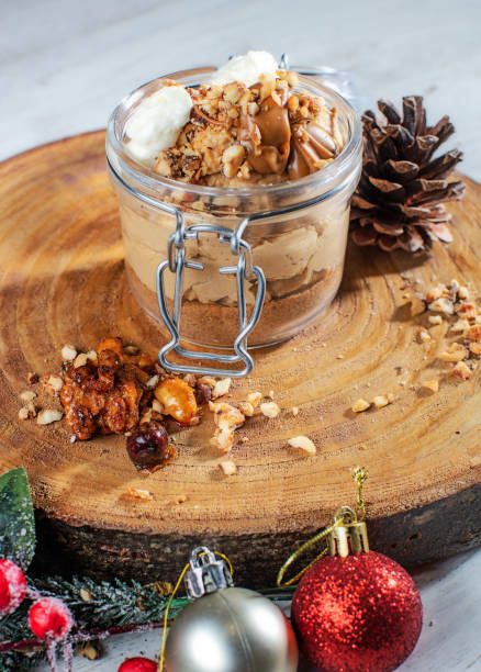 istock Crumble bowl with Christmas decor. 1441944151