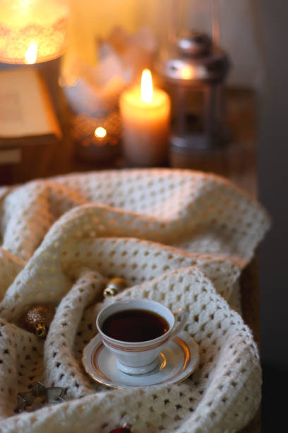 istock Christmas Decorations, Cookies, Tea and Books 1441946113