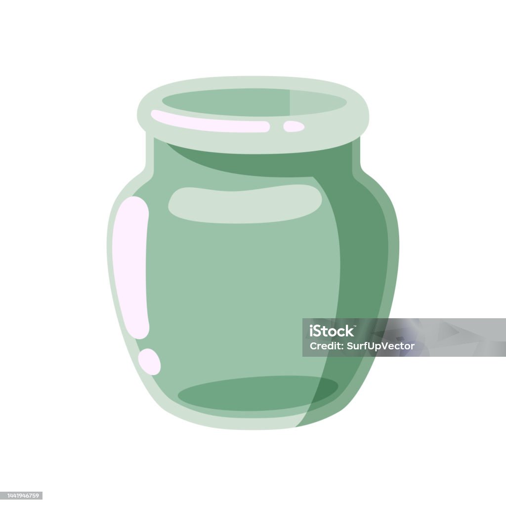 Empty Jar Cartoon Illustration Stock Illustration - Download Image Now