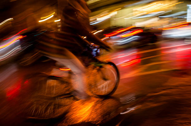 istock BLURRED MOTION: RIDING A BIKE AT NIGHT IN TORONTO 1441950705