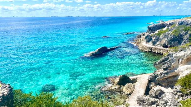 Isla Mujeres Coastal views isla mujeres stock pictures, royalty-free photos & images