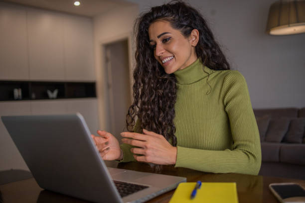 istock Woman working from home 1441960054