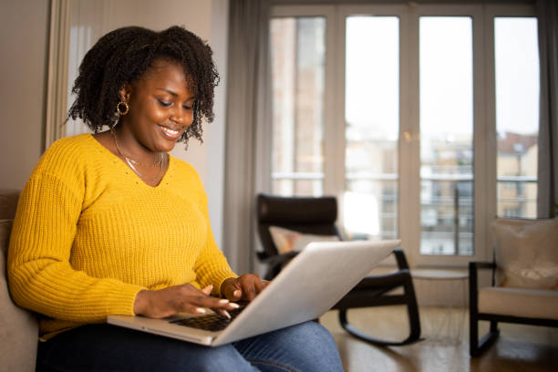 istock Woman working from home 1441960404