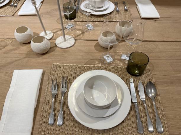 istock Festival mood Dining table arrangement. 1441961007