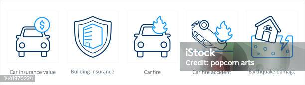 Vehicle Insurance Building Car Insurance Value Building Insurance Stock Illustration - Download ...