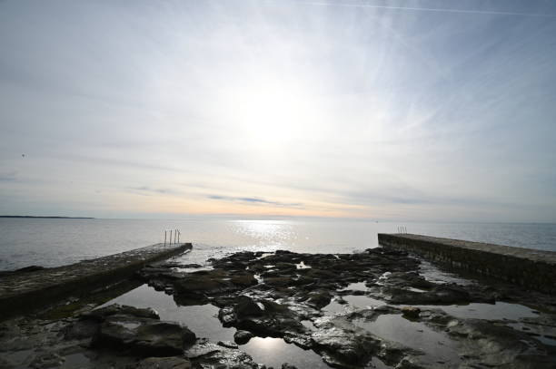 istock Detail from the coast in Novigrad 1441983776