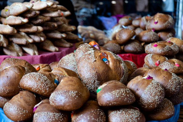 el pan de muertos para el dia de muertos