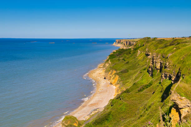 istock Cliffside coast between Omaha and Gold beach 1441985759