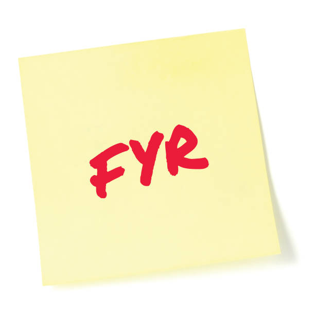 istock For your reference acronym FYR red marker written business initialism text, corporate scrutiny information recipient advice report, detailed actionable info forwarding concept, isolated yellow post-it to-do list sticky adhesive note abbreviation sticker m 1441985854