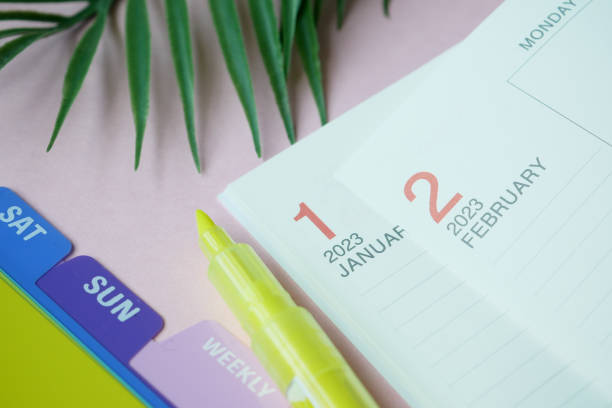 istock 2023 year calendar on office desk 1441991042