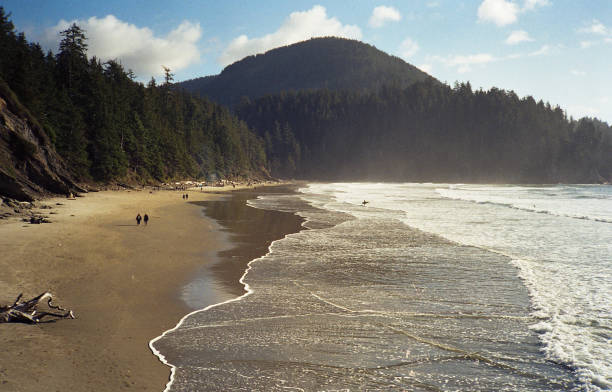 Short Sands Beach, Oregon stock photo