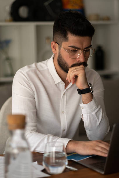 istock He's got a lot on his mind 1441998484