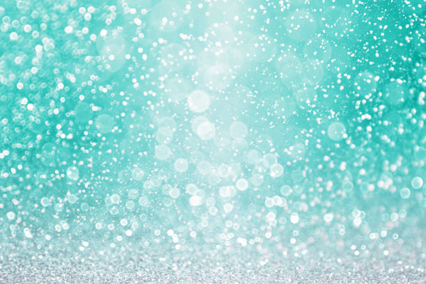 teal türkis mint aqua grüne farbe glitzer weihnachten geburtstag hintergrund hochzeit brautparty funkeln einladen - sparkel stock-fotos und bilder