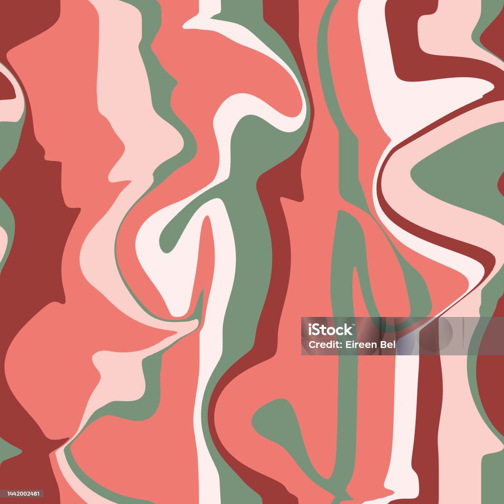 Technic Pattern Seamless Pattern With Dynamic Lines Liquid Technic Illustration For ...