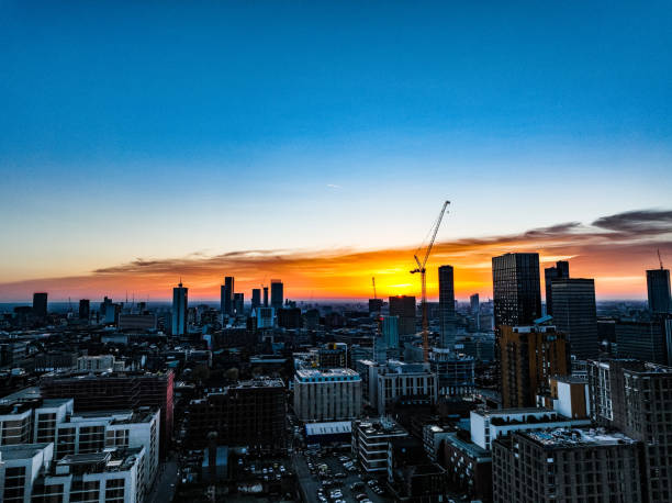 istock Sunset in Manchester City Centre 1442002690
