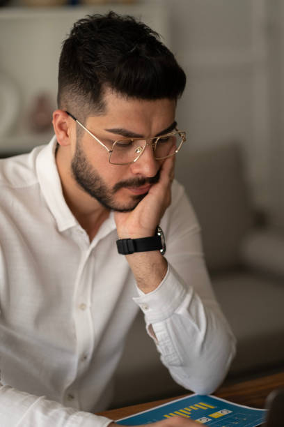istock He's got a lot on his mind 1442002945