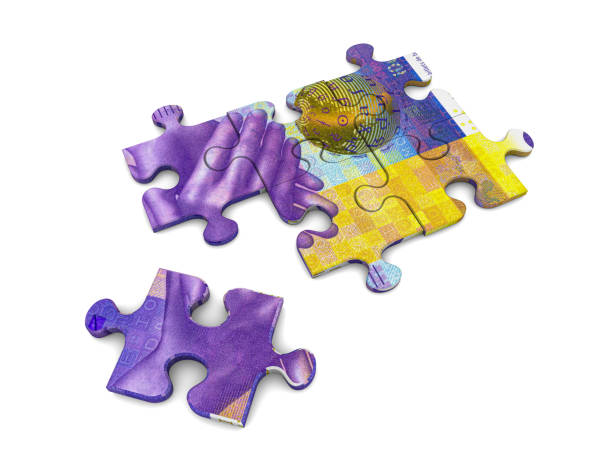 istock Swiss Francs Bill on Puzzle 1442003977