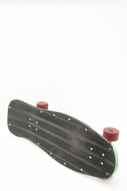 istock Old Used Wooden Skateboard 1442006760