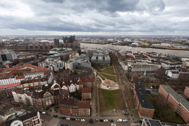 Aerial view Hamburg, Germany