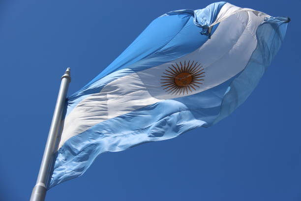 istock Argentinian Flag Plaza de Mayo 1442018714