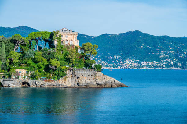 istock Villa overlooking the bay of Paraggi 1442021069