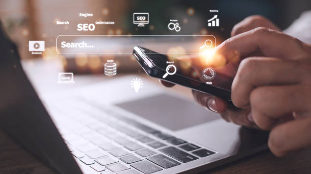 istock SEO. Search Engine optimization. Digital online marketing andInetrmet technology concept. 1442022628