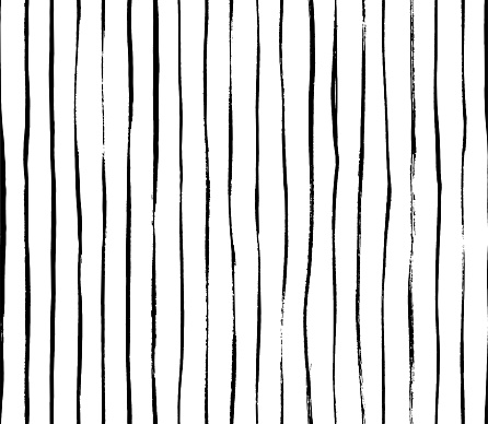 Brush drawn thin vertical lines seamless pattern.