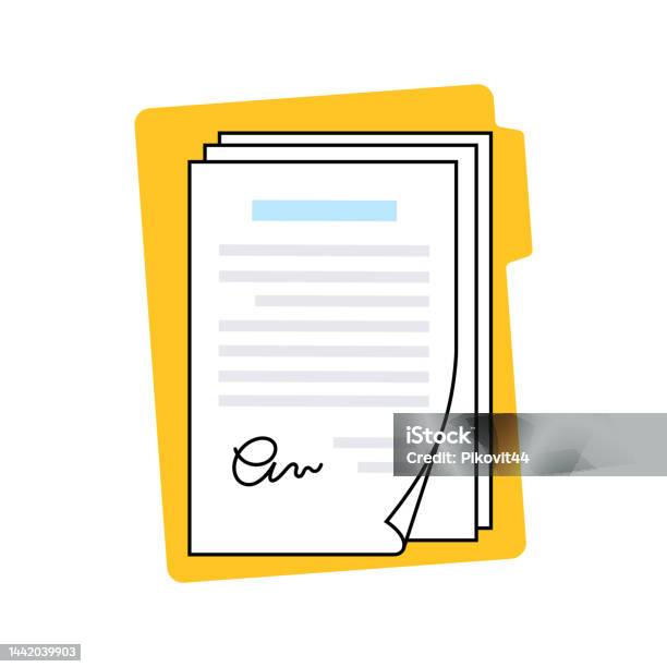 Halaman Kertas Dokumen Ilustrasi Stok - Unduh Gambar Sekarang