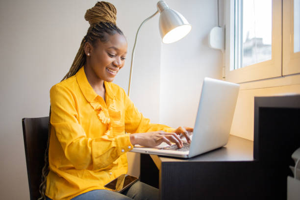istock Woman working from home 1442044733