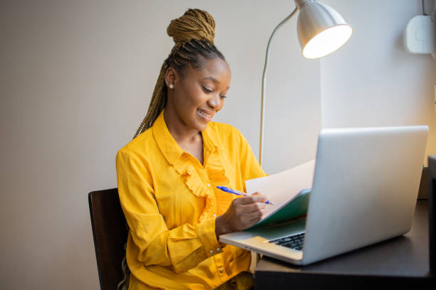 istock Woman working from home 1442044746
