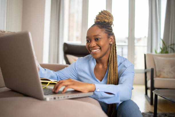istock Woman working from home 1442044828