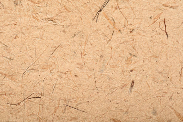 istock Brown mulberry paper texture background 1442045779