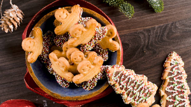 istock Christmas gingerbread cookies 1442055429