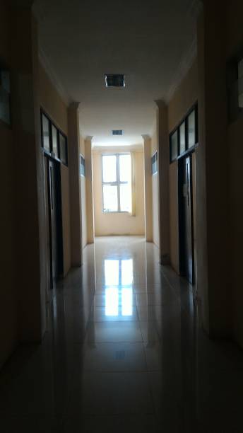 istock Light at the end of a corridor 1442068863