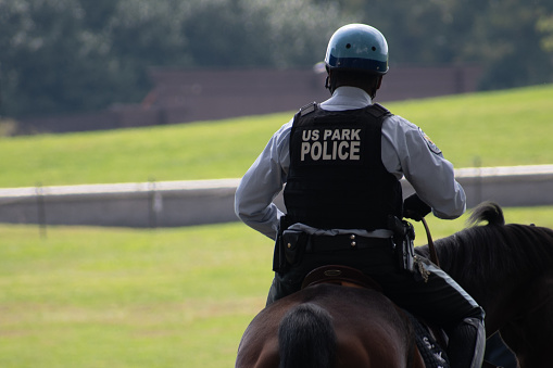 US Park Police - Riot Police on Horseback