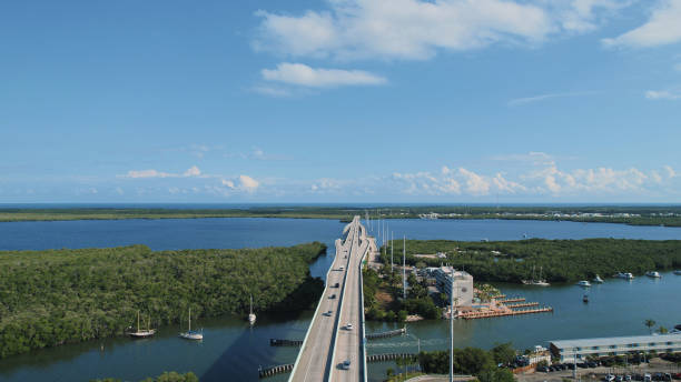 istock The Florida Keys - Key Largo bridge drone point of view 1442072232