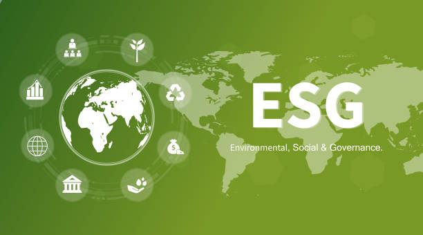 istock ESG - Environmental, Social and Corporate Governance Banner Information Technology Green Business Icon Renewable environment, society, vector 1442073353