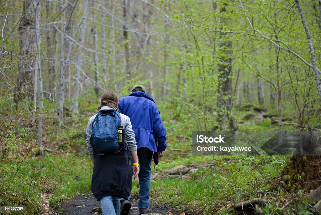 Escursione famiglia del pomeriggio - Foto stock royalty-free di Vermont