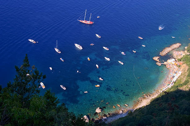 istock bird's-eye view of the Capri's coast 144207947