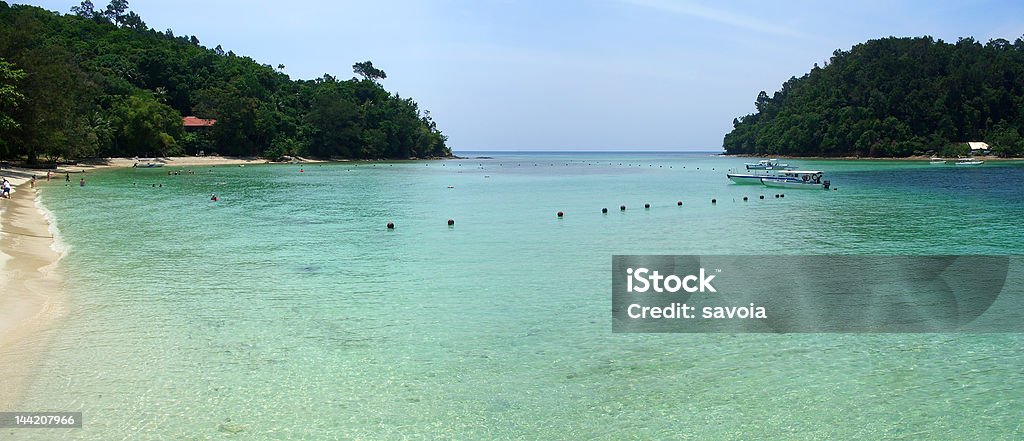 Pier, islas cerca de Kota Kinabalu, Sabah, Malasia - Foto de stock de Actividades recreativas libre de derechos