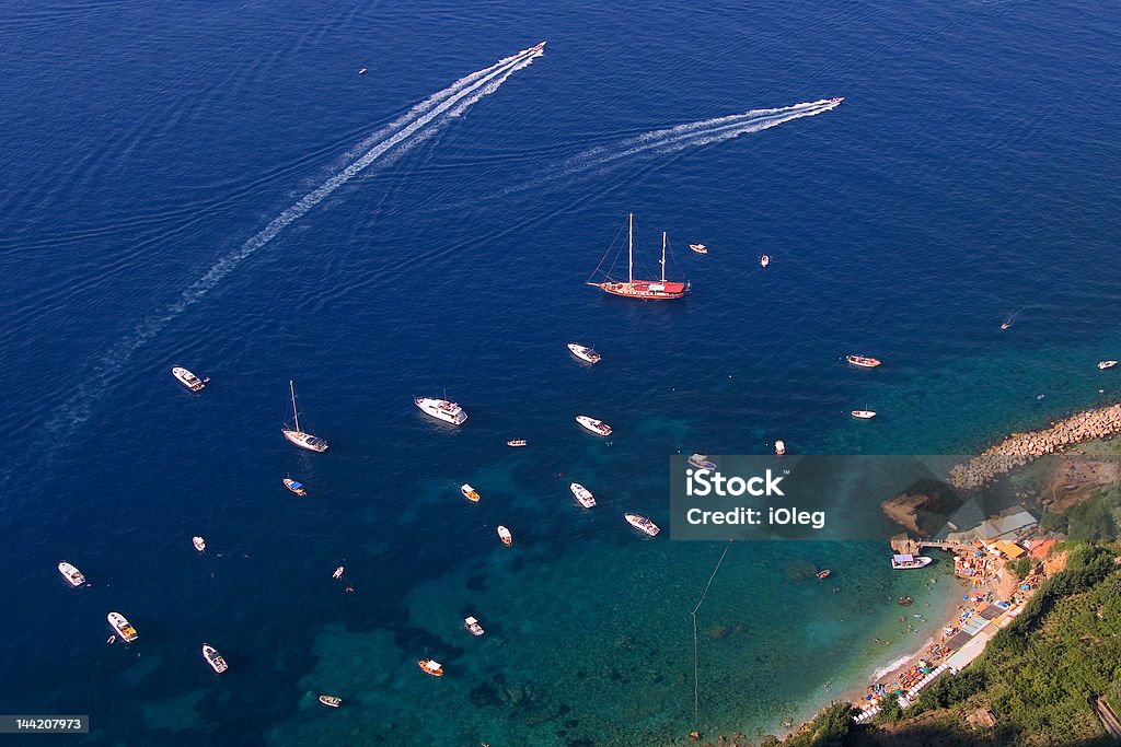 Vue du la côte de Capri - Photo de Ancre libre de droits