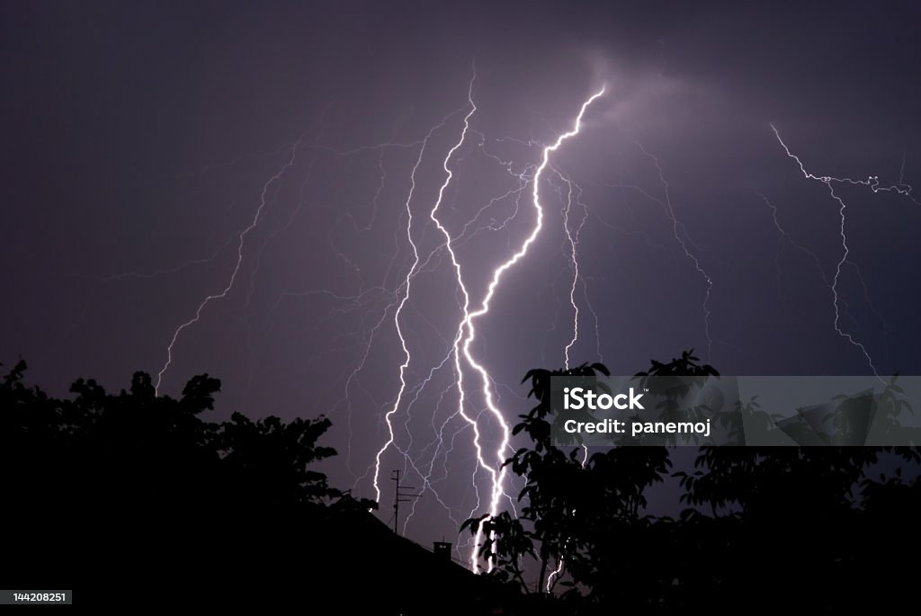 Divine Licht - Lizenzfrei Blitzableiter Stock-Foto