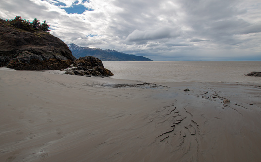 Mudflats of Sterling, Alaska