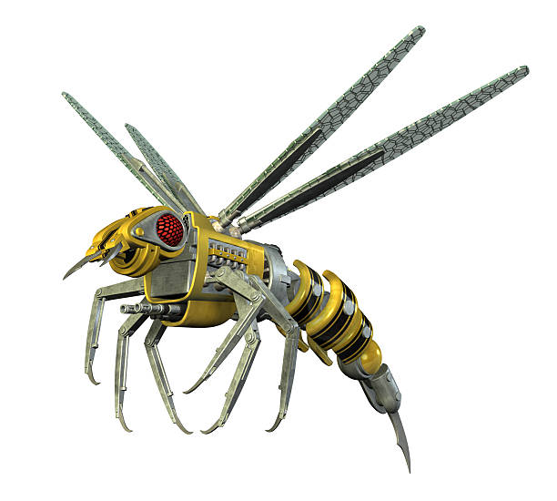 Robot Wasp stock photo