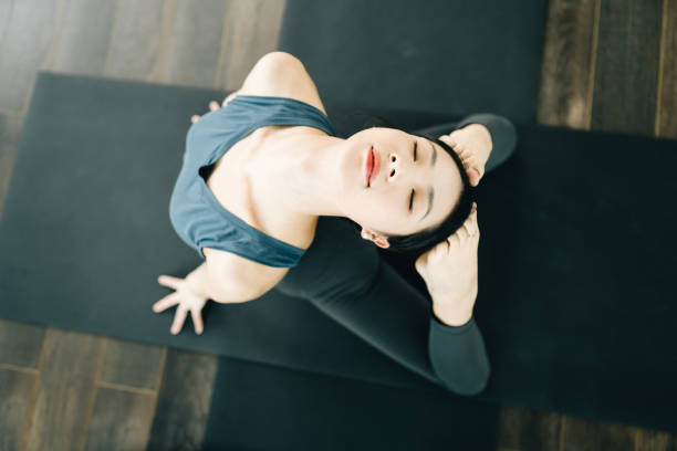Young yoga teacher