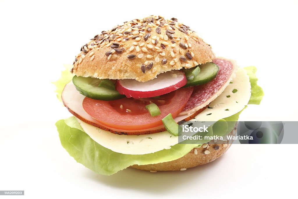 sandwich Sanduíche - Foto de stock de Alface royalty-free