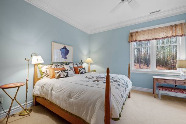 istock Interior of a cozy and comfortable bedroom 1442102075