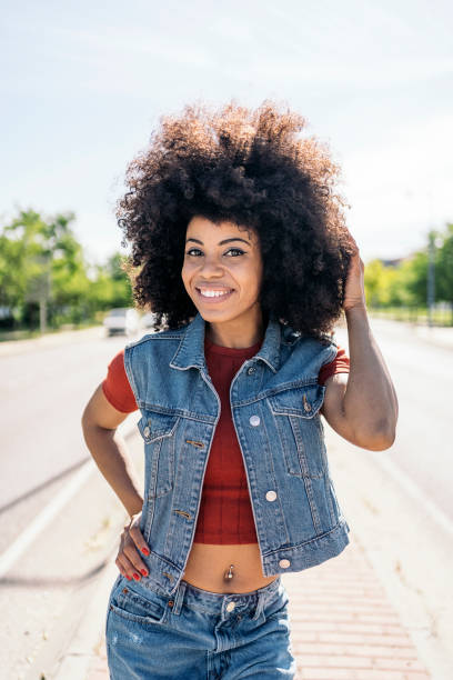 istock Beautiful Afro Woman Portrait 1442102453