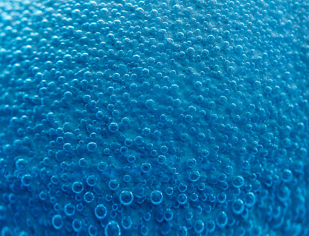 bolhas de azul - water ripple drop zen like - fotografias e filmes do acervo